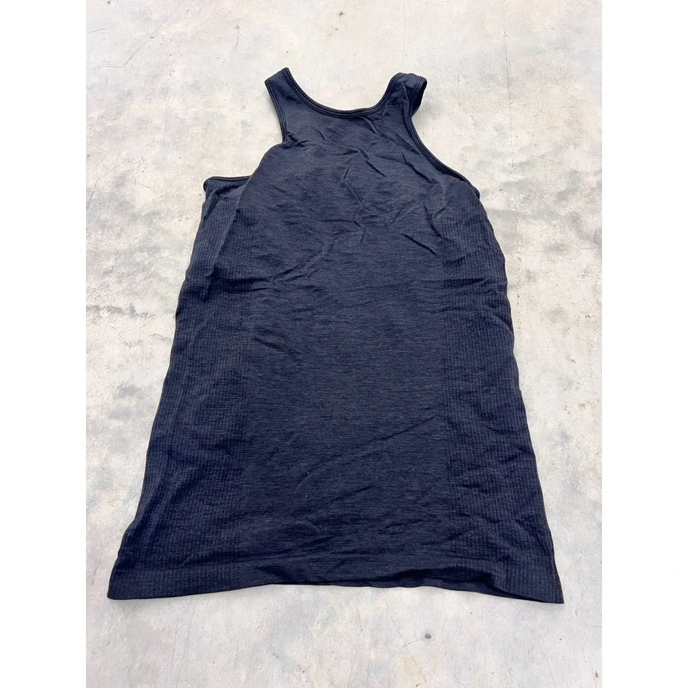 Lululemon Tank Top Size 4 Women's Black Mesh Racerback Activewear Yoga Workout